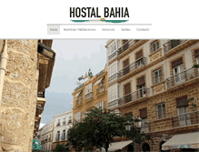 Tablet Screenshot of hostalbahiacadiz.com